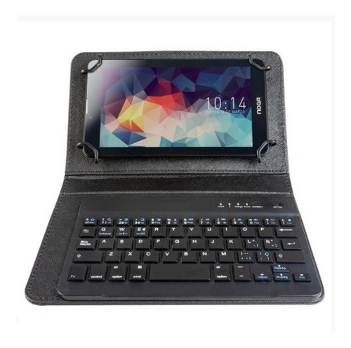 FUNDA CON TECLADO INALÁMBRICO PARA TABLET NOGA DE 10 PULGADAS NKB-BT10 -  Clickea Córdoba