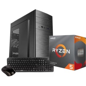 PC AMD RYZEN 5 4600G 8GB SSD 240GB TECLADO + MOUSE