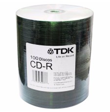 CD TDK 52X 80 MIN 700MB X100