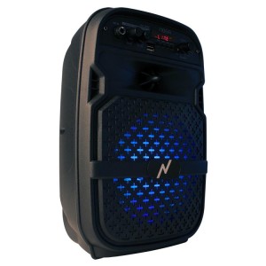 PARLANTE PORTABLE INAL�MBRICO BT KARAOKE CON LED NGL-400BT
