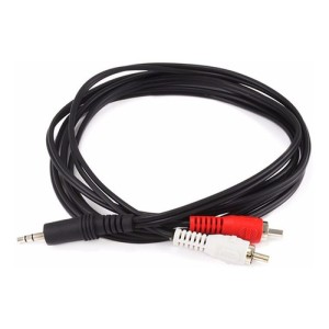 CABLE AUDIO 3,5 A 2 RCA X 1,80 AC-27