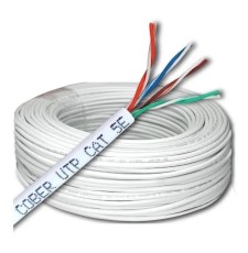CABLE UTP CAT5 INT 100MTS BLANCO