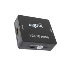CONVERSOR NISUTA VGA+AU 3,5MM A HDMI NSCOVGHD3